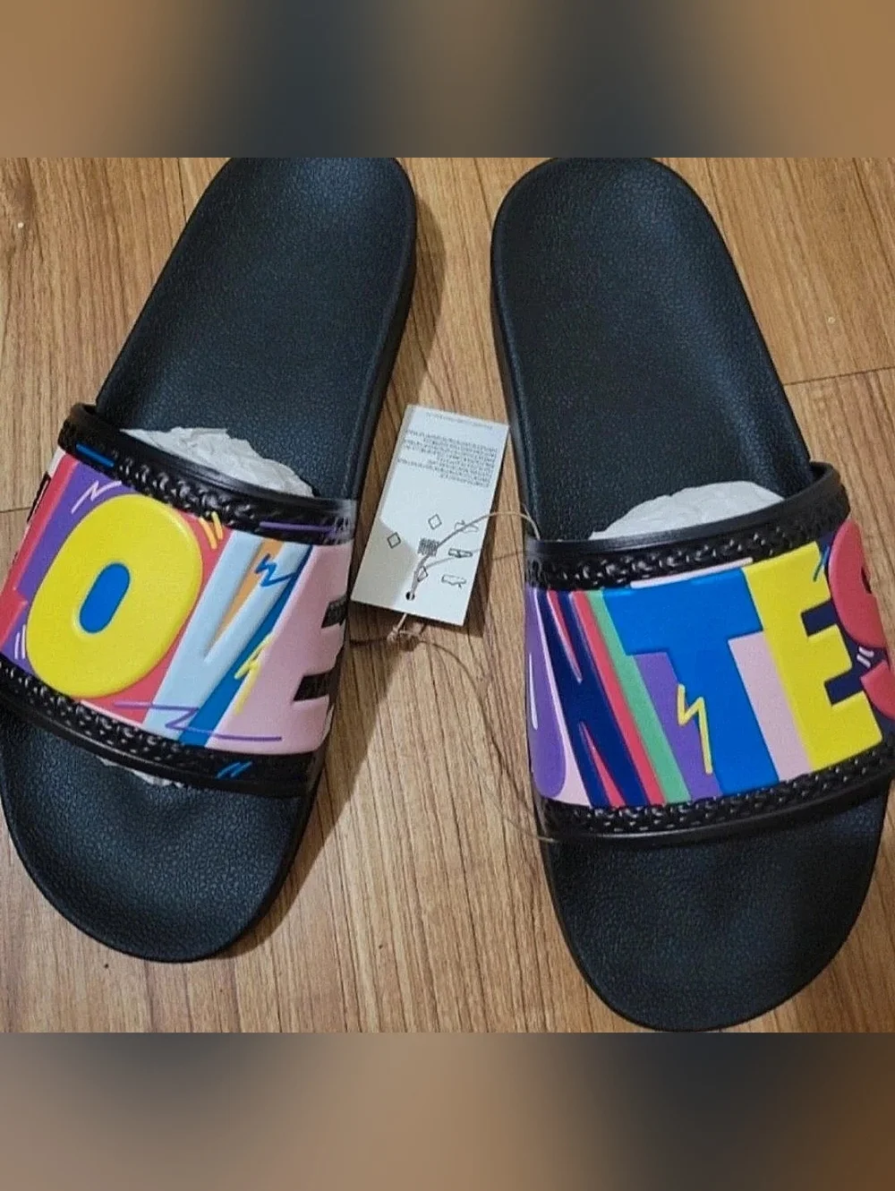 ADIDAS X Kris Andrew Pride Adilette Slide Sandals GX6389 Men's Size 11- LGBTQ